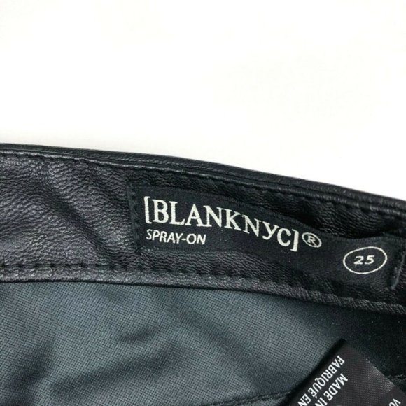 Blank NYC Vegan Leather Skinny Jeans - Picture 6 of 7